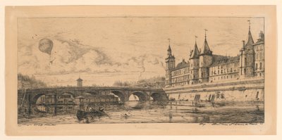 Le Pont-au-Change (交換橋) 作： Charles Meryon