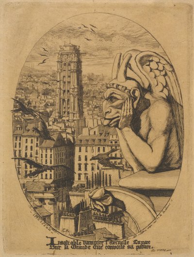Le stroge (吸血鬼) 作： Charles Meryon