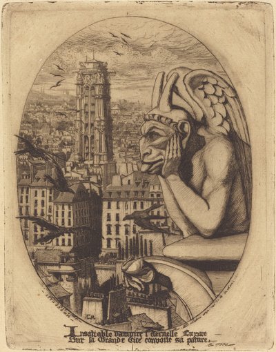 Le stroge (吸血鬼) 作： Charles Meryon