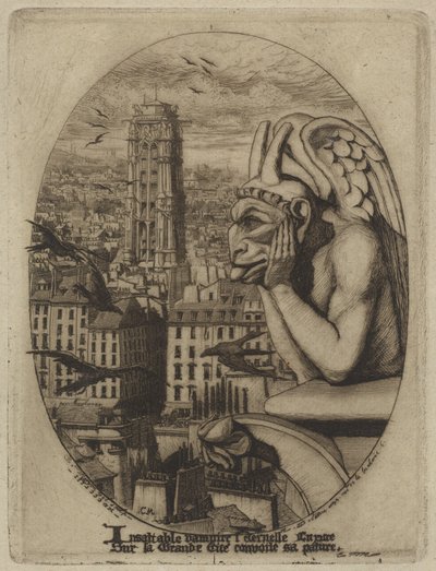 Le stroge (吸血鬼) 作： Charles Meryon