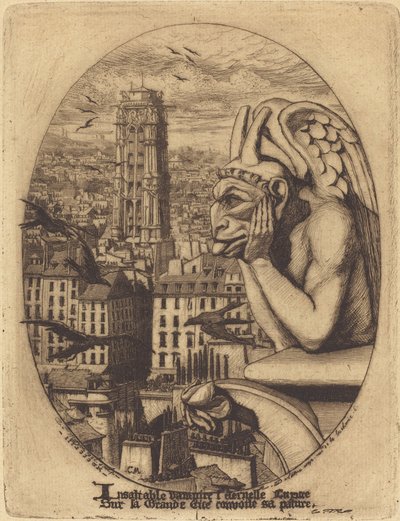 Le stroge (吸血鬼) 作： Charles Meryon