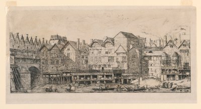 17世紀末の市の一部 作： Charles Meryon