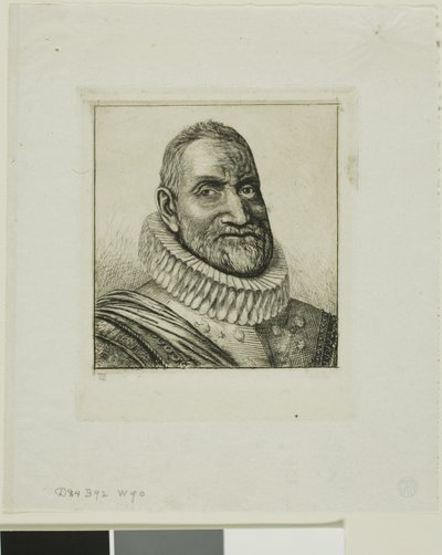 アグリッパ・ドービニエの肖像 作： Charles Meryon