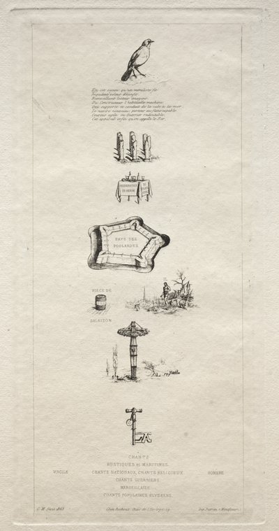 Rebus：ベレンジャーは1863年にフィールドへの鍵を持っていなかったので、それほど強くはありませんでした。 作： Charles Meryon