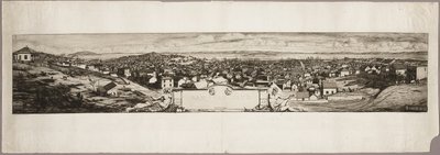サンフランシスコ 作： Charles Meryon
