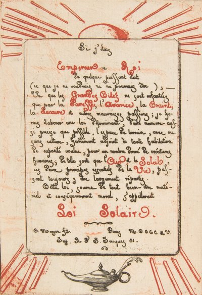 太陽法、1855年。 作： Charles Meryon