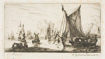 南洋漁師 作： Charles Meryon