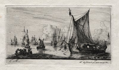 南洋漁師 作： Charles Meryon