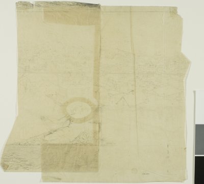 サンフランシスコのための研究、中央左のセクション 作： Charles Meryon