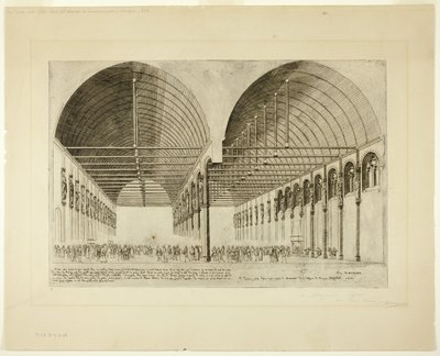 パレ・ド・ジャスティス、パリのアンテチャンバー 作： Charles Meryon