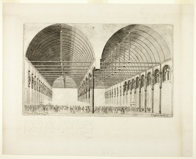 パレ・ド・ジャスティス、パリのアンテチャンバー 作： Charles Meryon