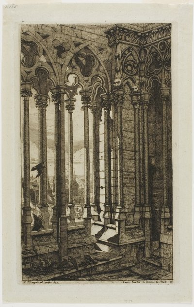 ノートルダム美術館、パリ 作： Charles Meryon