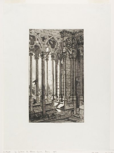 ノートルダム美術館、パリ 作： Charles Meryon