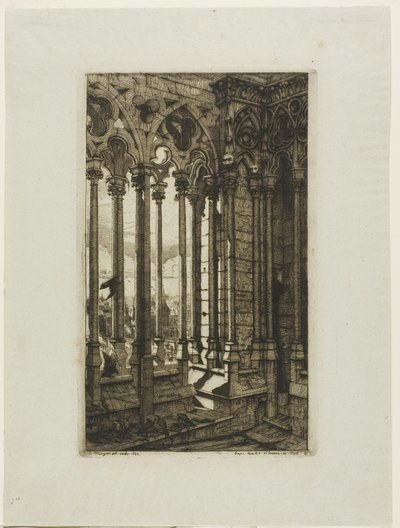 ノートルダム美術館、パリ 作： Charles Meryon