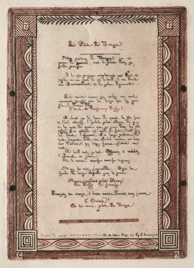 トンガのパイロットの詩、1856年。 作： Charles Meryon