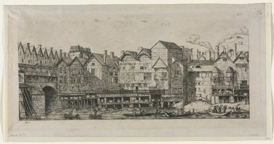 17世紀末のパリ市の一部の眺め 作： Charles Meryon