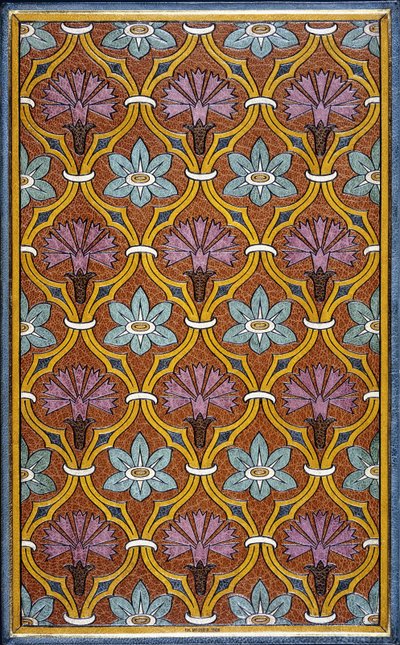 花柄のカバーの内側 作： Charles Meunier