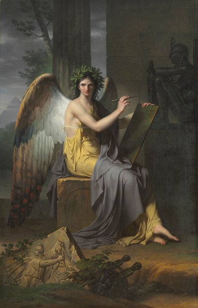 クリオ、歴史の女神、1800年。 作： Charles Meynier