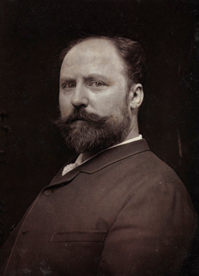 芸術および伝記アルバム、5年目、サロン1885;フランスの画家Paul Louis Narcisse Grolleron（1848-1901）の肖像 作： Charles Michelez