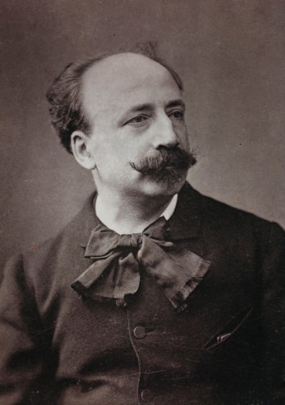 芸術および伝記アルバム、5年目、サロン1885;フランスの画家ルイデシャン（1846-1902）の肖像 作： Charles Michelez