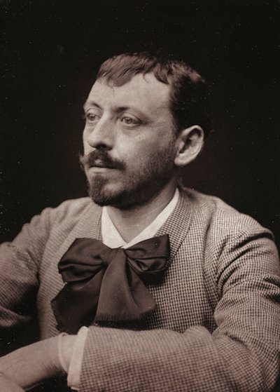 芸術および伝記アルバム、5年目、サロン1885;フランスの画家フレデリックモンテナール（1849〜1926年）の肖像 作： Charles Michelez