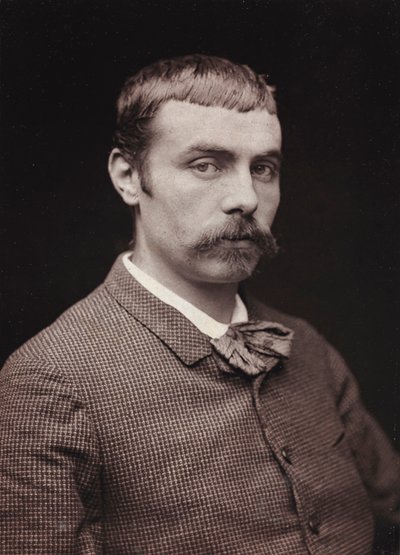 芸術および伝記アルバム、6年目、サロン1885;画家ガルデット・ルイの肖像 作： Charles Michelez