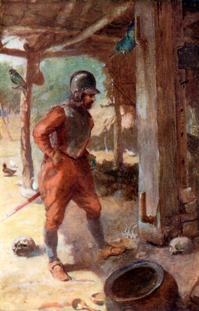 カリブ村のコロンブスの船長 作： Charles Mills Sheldon