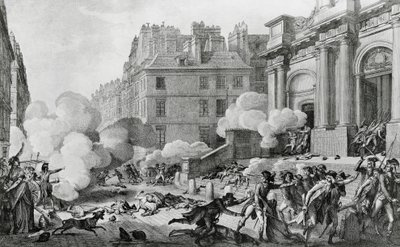ナポレオン・ボナパルト (1769-1821) パリのサン・ロック教会前で王党派の反乱を鎮圧 作： Charles Monnet