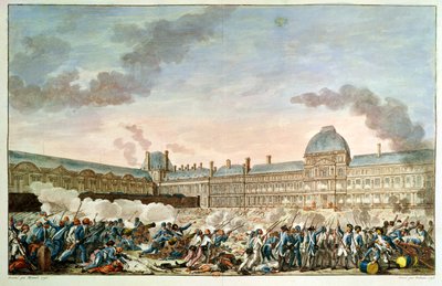イシドレスタニスラスヘルマン（1743-1809）1792-93によって刻まれた1792年8月10日 作： Charles Monnet