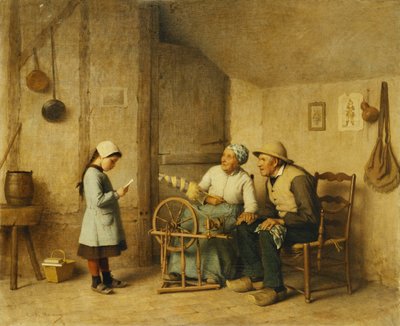 誇りに思っている祖父母、 作： Charles Moreau