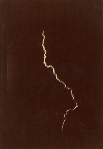 [雷雨の中の稲妻の螺旋]、1886 年 5 月 12 日。 作： Charles Moussette