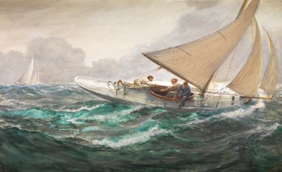 メインシートの運搬 作： Charles Napier Hemy