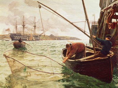 ワカサギ、1886 作： Charles Napier Hemy