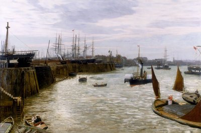 「ブラックウォール」、1872 作： Charles Napier Hemy