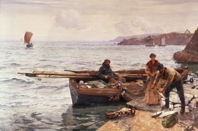 クラバーの餌 作： Charles Napier Hemy