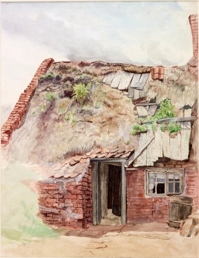 フィッシャーマンズコテージ（ボディカラー） 作： Charles Napier Hemy