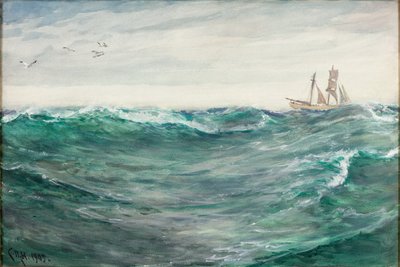 フォーウィーオフ;風ウェスタリー 作： Charles Napier Hemy