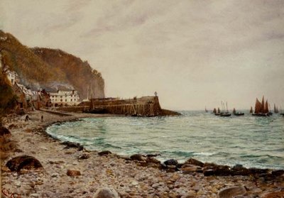 網を引く、1891（WC） 作： Charles Napier Hemy