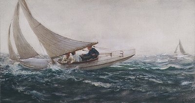 セーリングフリー 作： Charles Napier Hemy