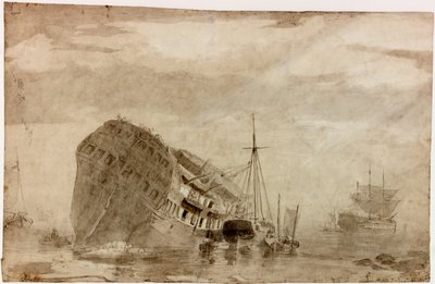 送料（インク（黒）） 作： Charles Napier Hemy