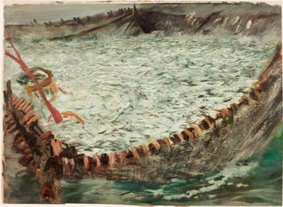 「ピルチャード」の研究、1897年頃（紙に油彩） 作： Charles Napier Hemy