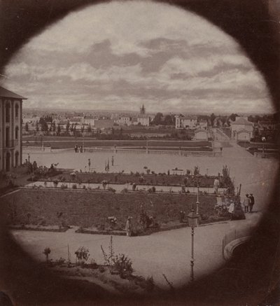 ヴァンセンヌの帝国亡命、シャラントンの眺め、1858-59年。 作： Charles Nègre