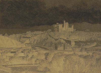 ヴァランブロサ城、カンヌ、c。 1852年。 作： Charles Nègre