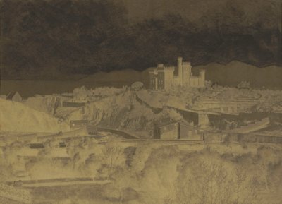 ヴァランブロサ城、カンヌ、1852年頃。1852年（写真） 作： チャールズ・ネグレ