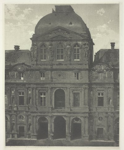 パリ：ルーブル美術館時計館 作： Charles Nègre