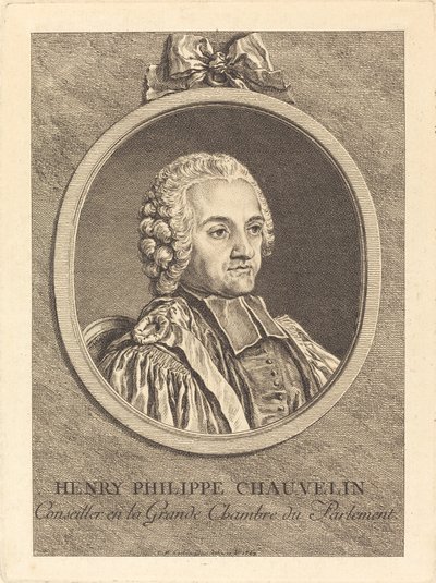 アンリ・フィリップ・ショーヴラン 作： Charles Nicolas Cochin II