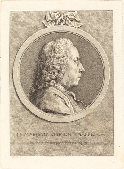 スキピオ・マフェイ侯爵 作： Charles Nicolas Cochin II