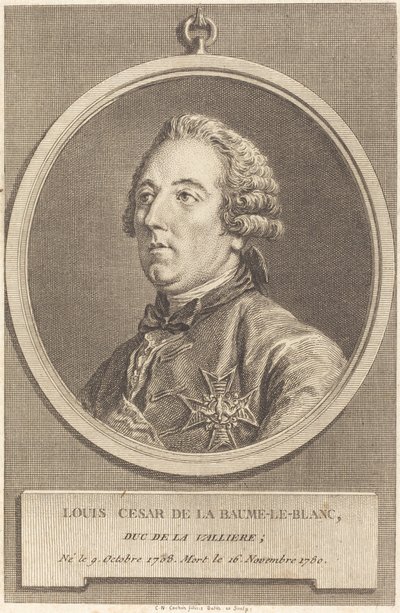 ラ・ボーム・ル・ブランのルイ・セザール 作： Charles Nicolas Cochin II