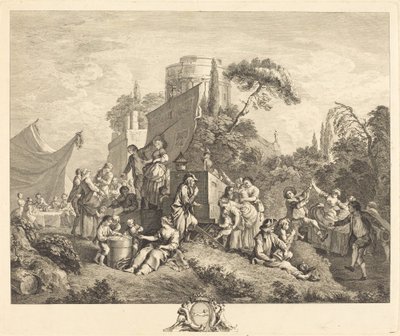 ビレッジフェア 作： Charles Nicolas Cochin I after François Boucher