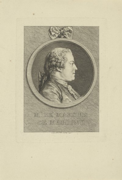 Abel-François Poisson de Vandières、marquis de Marigny 1727-1781、1757。 作： Charles Nicolas Cochin the younger